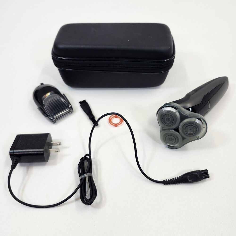 Philips Norelco 9000 Series Wet/Dry Electric Shaver S9031 Case Charger Guard
